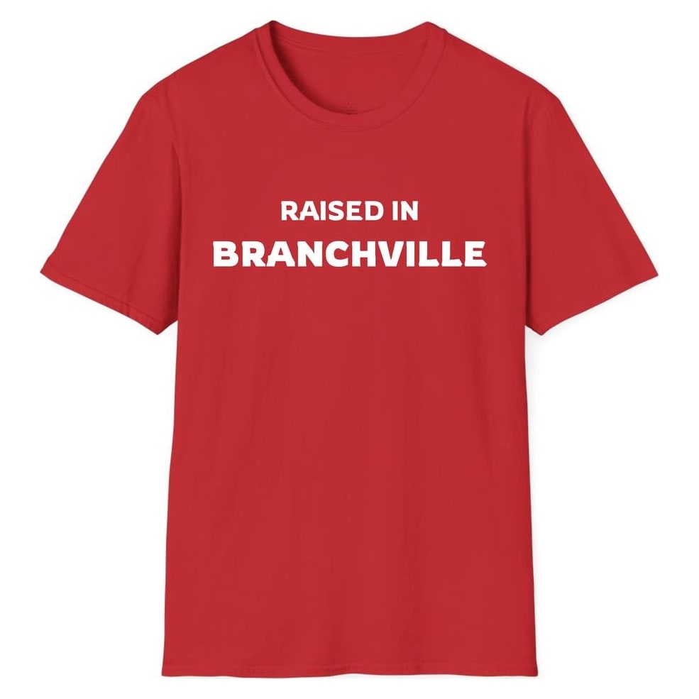 RAISED IN BRANCHVILLE — Red
