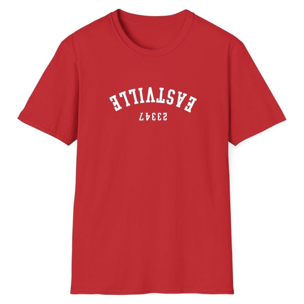 EASTVILLE 23347 ARCHED - UPSIDE DOWN — Red