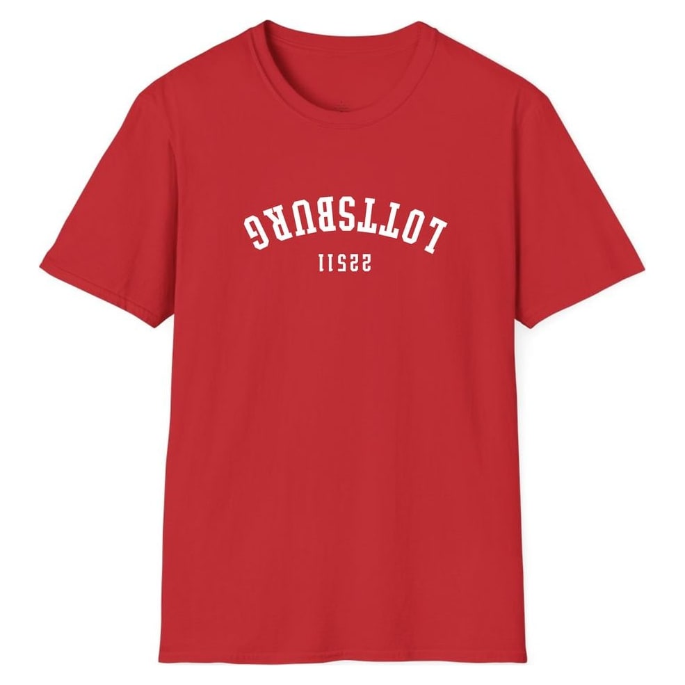 LOTTSBURG 22511 ARCHED - UPSIDE DOWN — Red