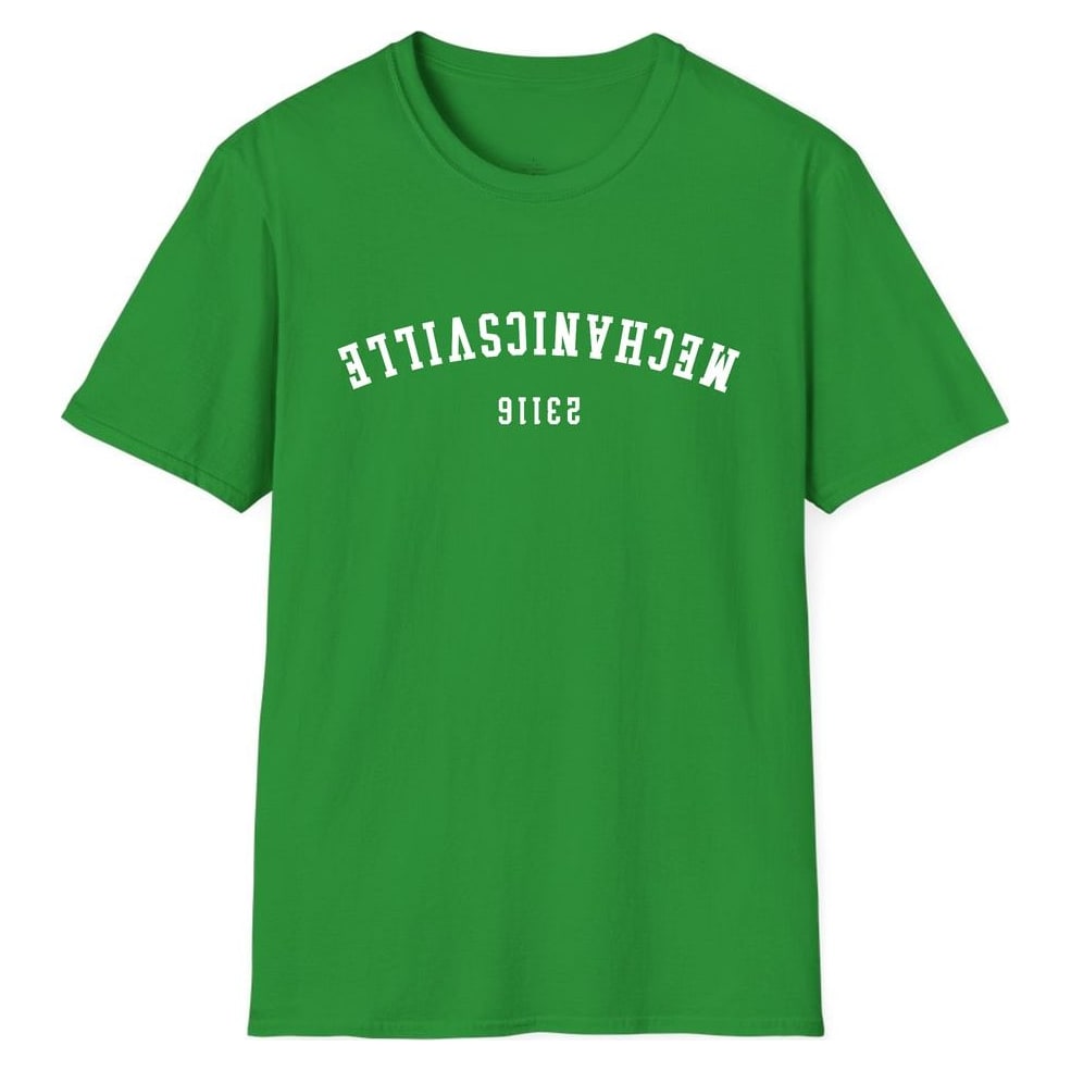 MECHANICSVILLE 23116 ARCHED - UPSIDE DOWN — Irish Green