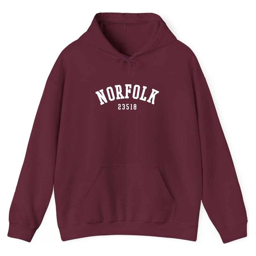 Norfolk 23518 Arched — Maroon