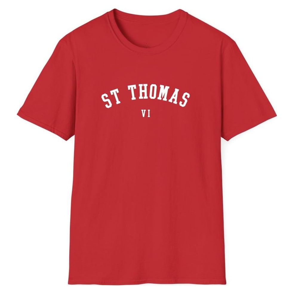 ST THOMAS VIRGIN ISLANDS ARCHED — Red