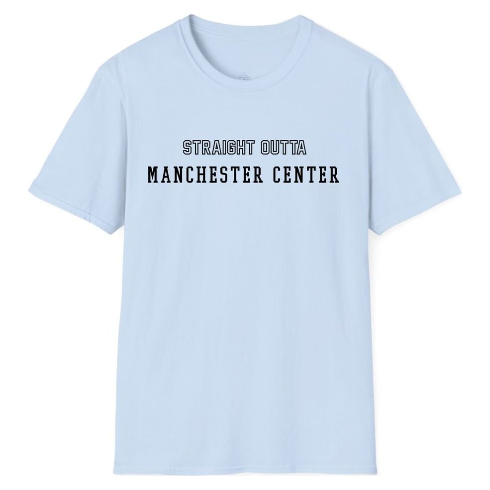 STRAIGHT OUTTA MANCHESTER CENTER — Light Blue