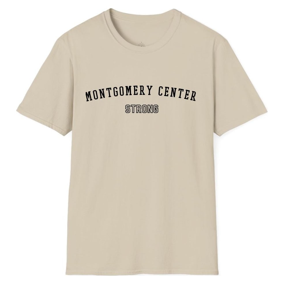 MONTGOMERY CENTER STRONG — Sand