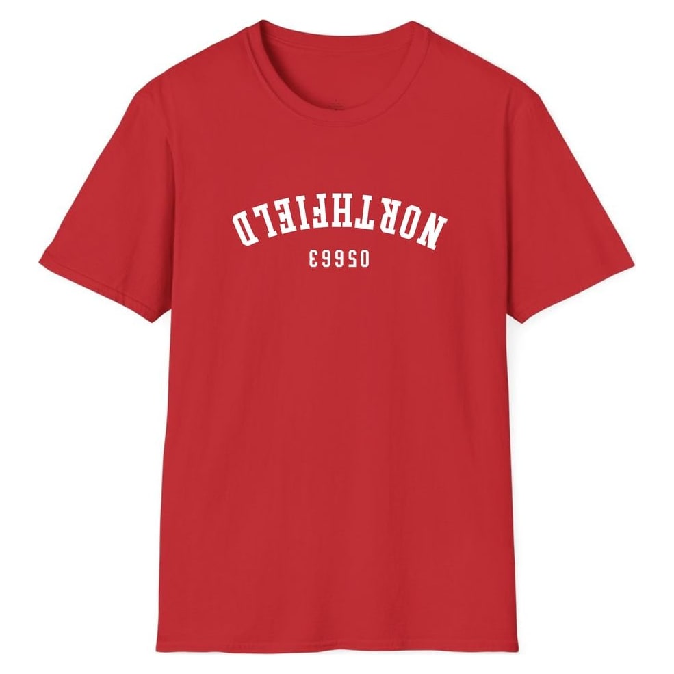 NORTHFIELD 05663 ARCHED - UPSIDE DOWN — Red