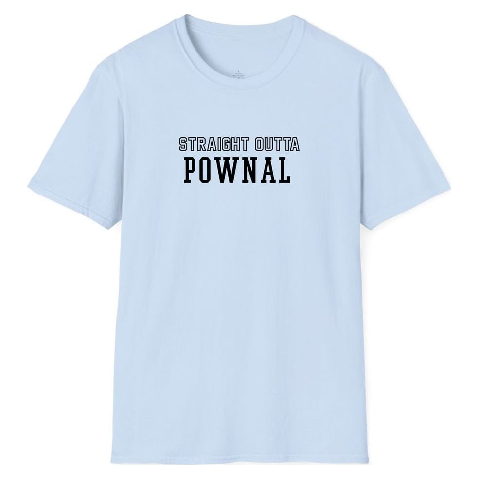 STRAIGHT OUTTA POWNAL — Light Blue