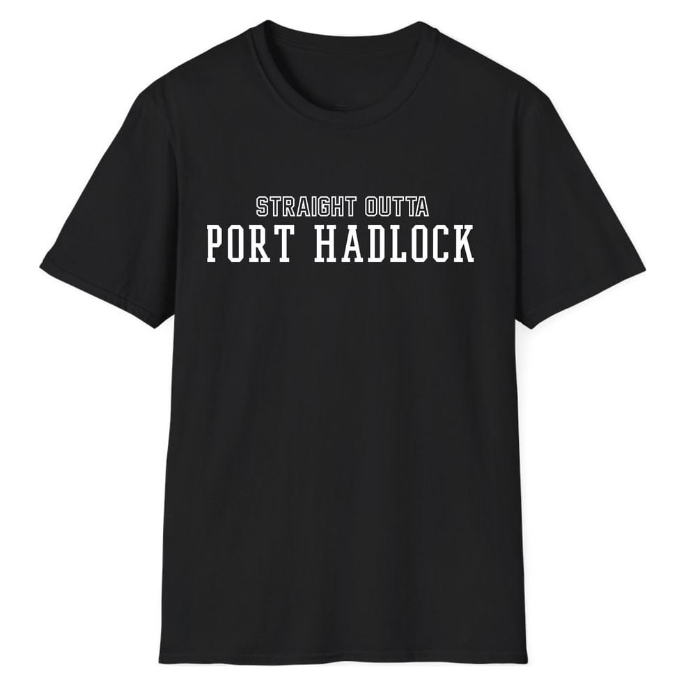 STRAIGHT OUTTA Port Hadlock — Unisex Softstyle T-Shirt