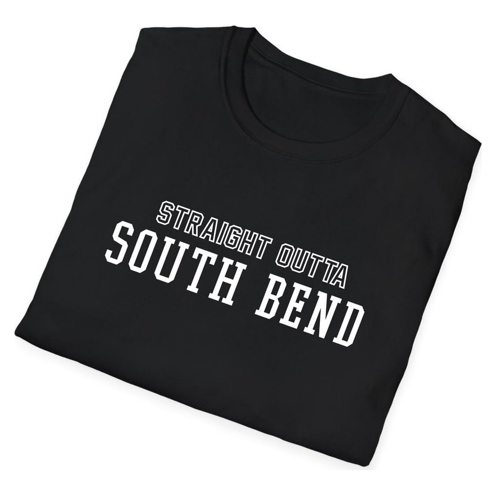 STRAIGHT OUTTA South Bend — Black — view 4