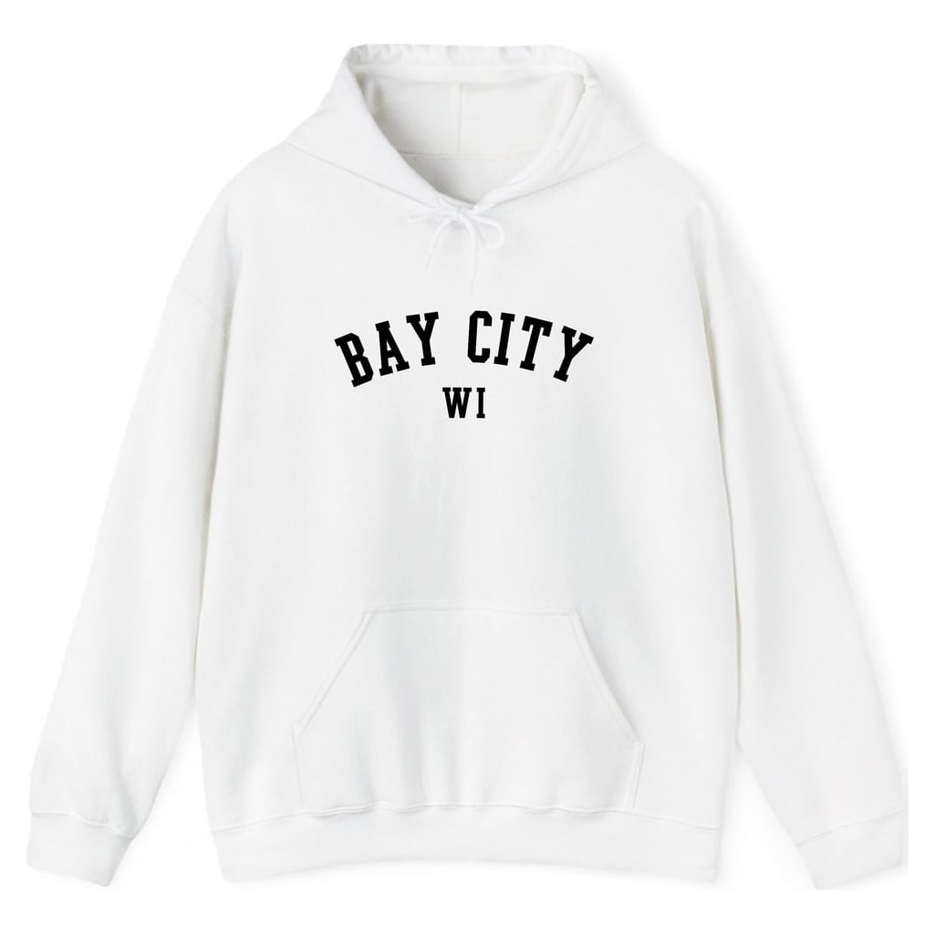 BAY CITY WISCONSIN ARCHED — White