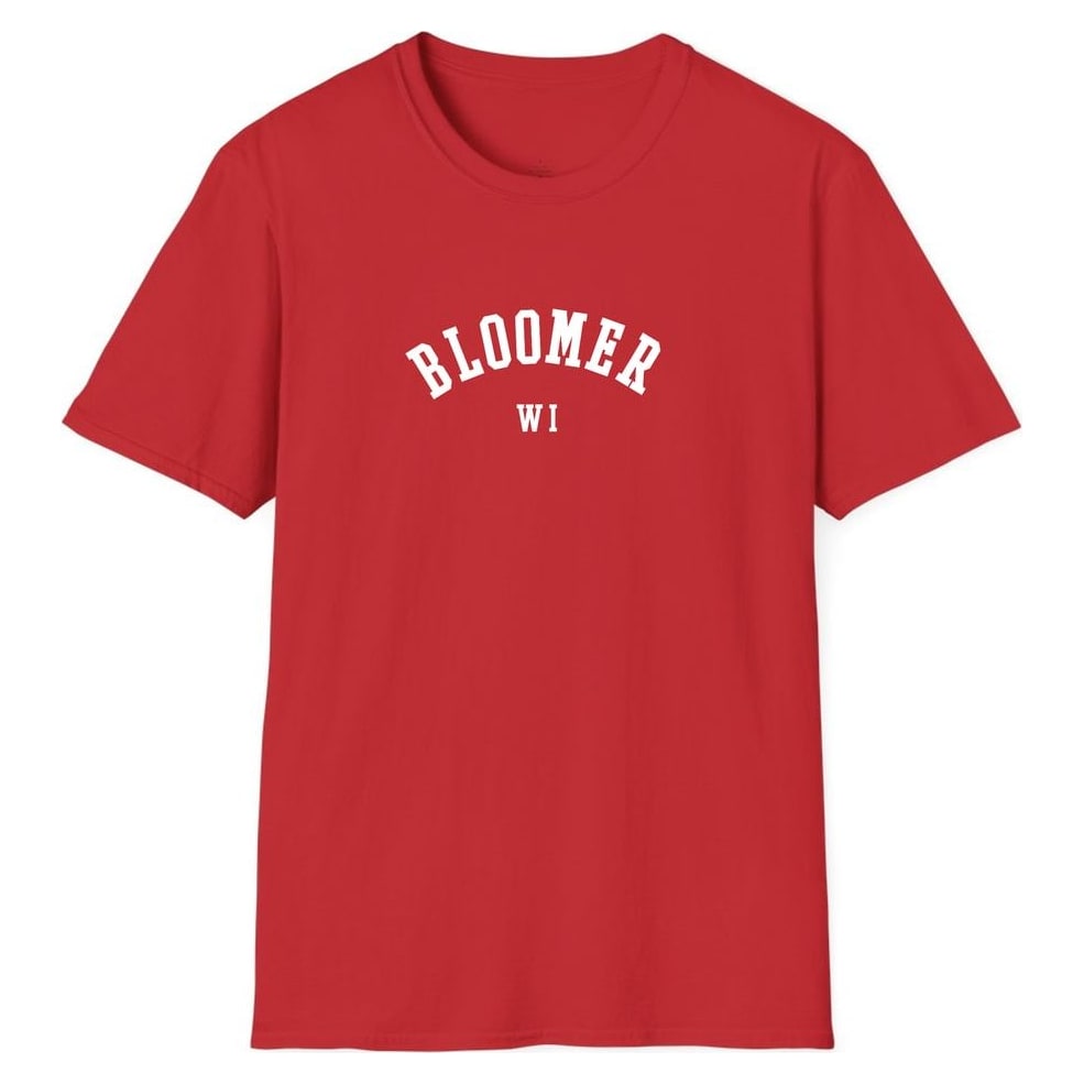 BLOOMER WISCONSIN ARCHED — Red