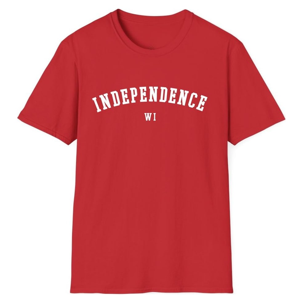 INDEPENDENCE WISCONSIN ARCHED — Red