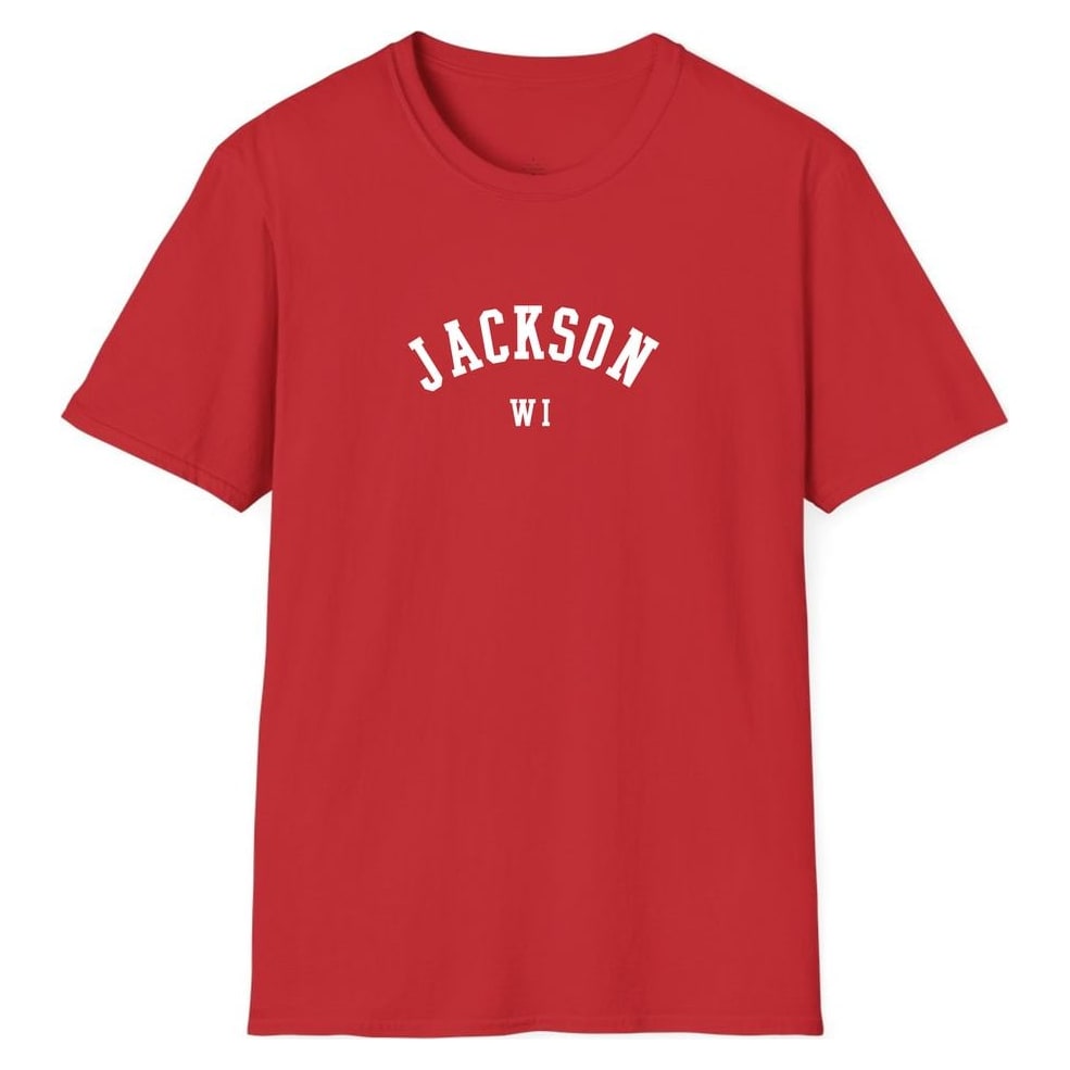 JACKSON WISCONSIN ARCHED — Red