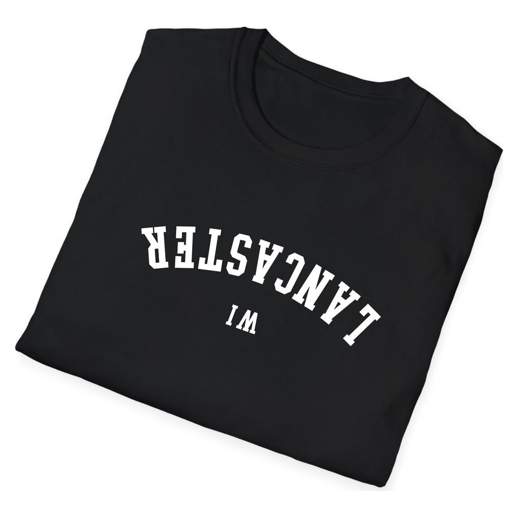 Lancaster WISCONSIN ARCHED - UPSIDE DOWN — Black — view 4