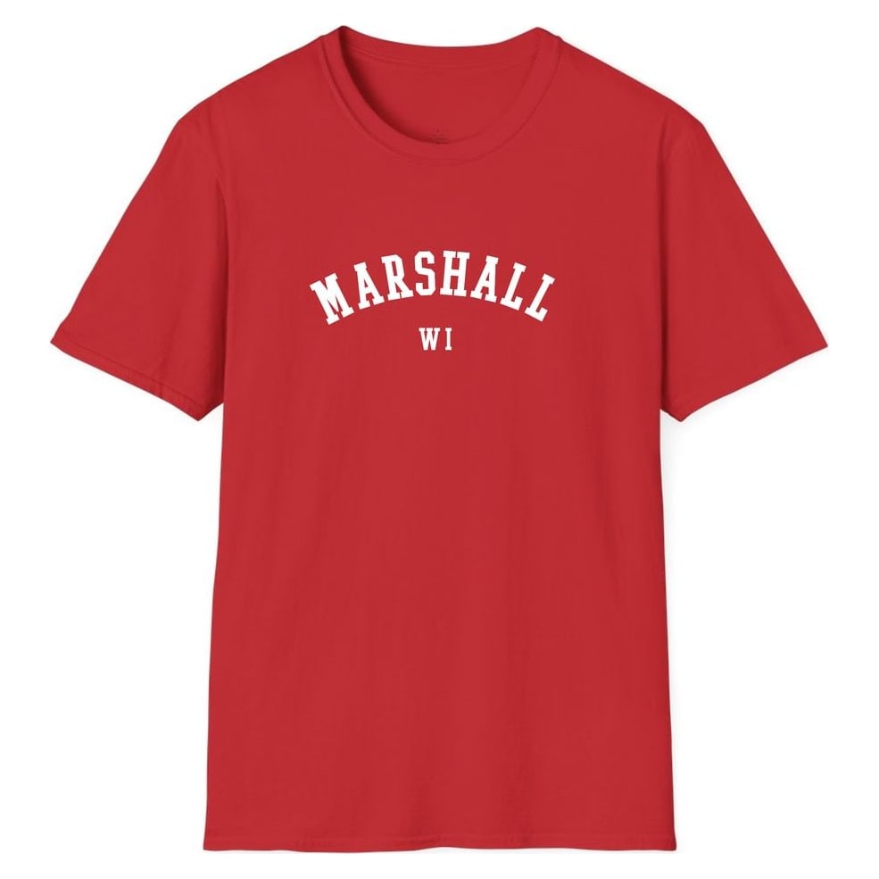 MARSHALL WISCONSIN ARCHED — Red