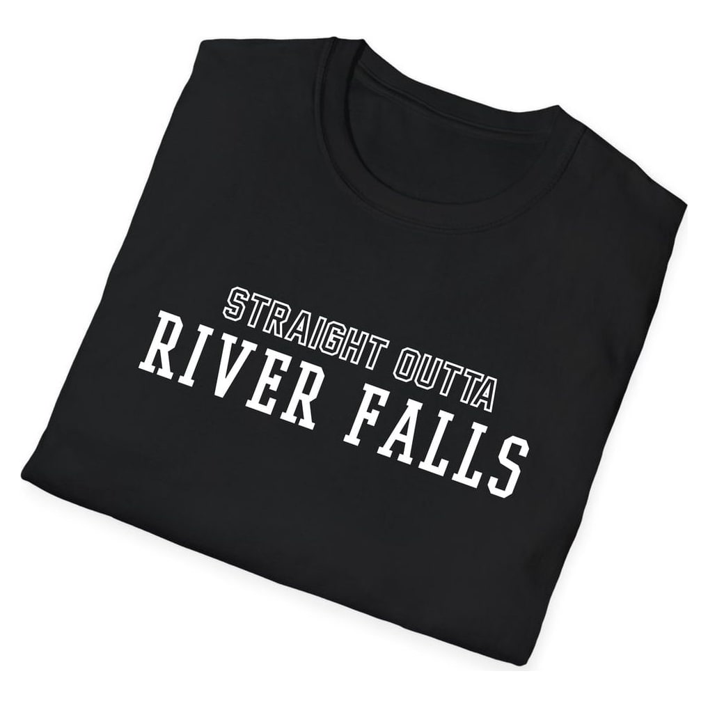 STRAIGHT OUTTA River Falls — Black — view 4