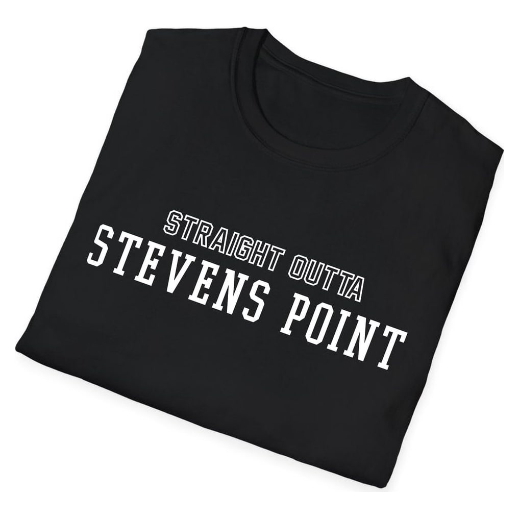STRAIGHT OUTTA Stevens Point — Black — view 4