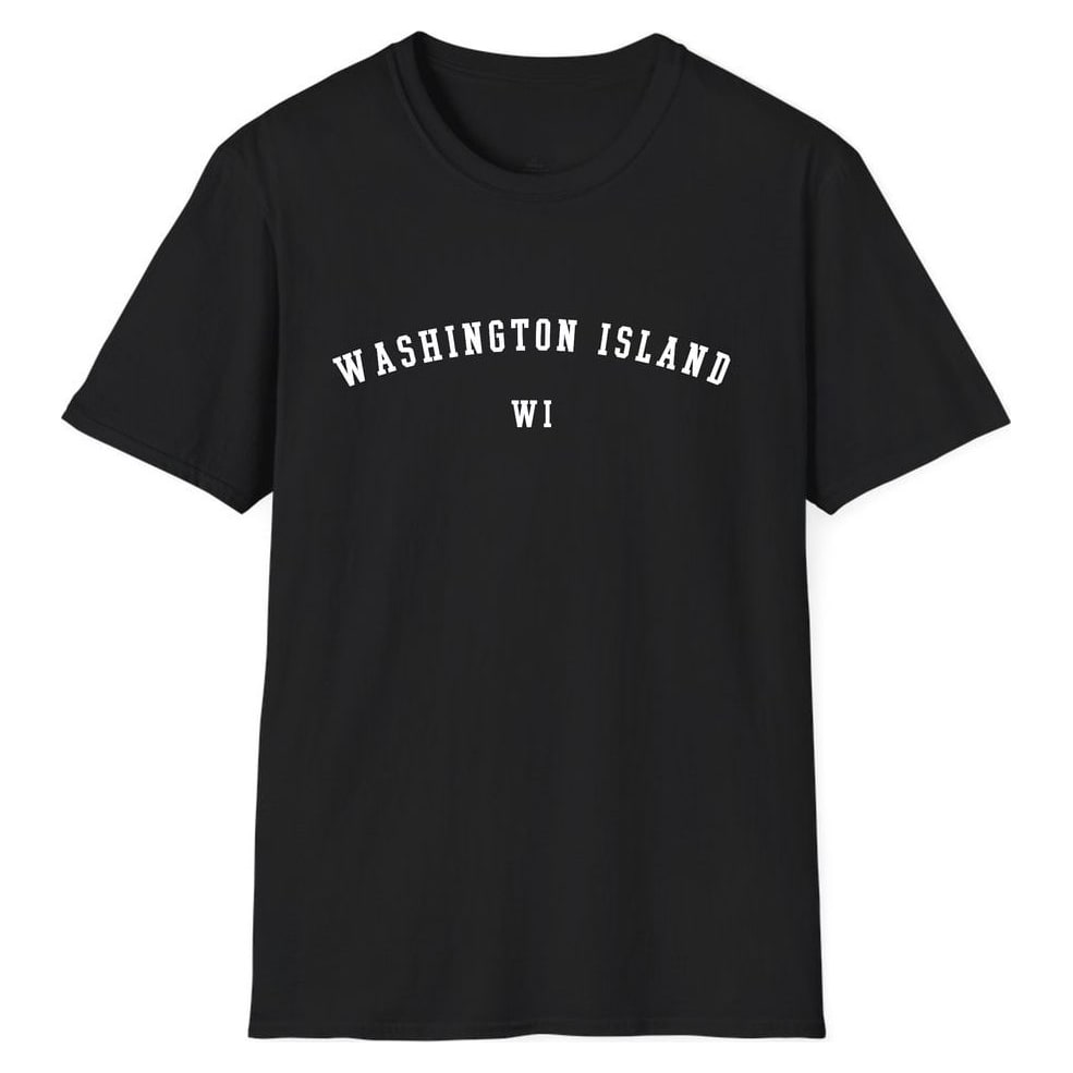 Washington Island WISCONSIN ARCHED — Unisex Softstyle T-Shirt