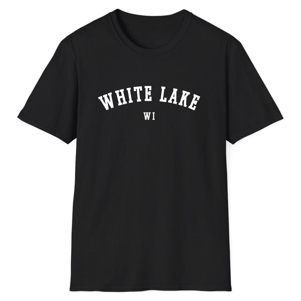 White Lake WISCONSIN ARCHED — Unisex Softstyle T-Shirt