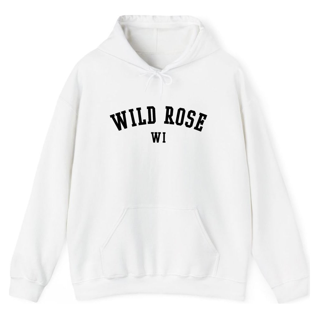 WILD ROSE WISCONSIN ARCHED — White