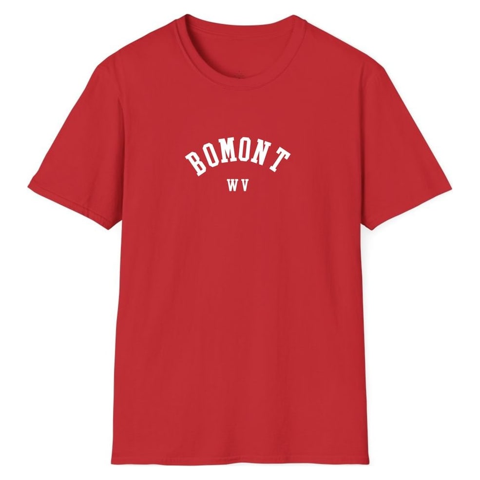 BOMONT WEST VIRGINIA ARCHED — Red