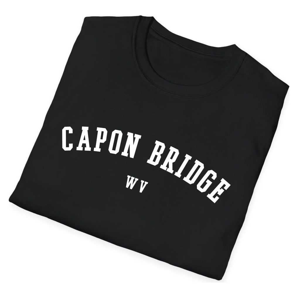 Capon Bridge WEST VIRGINIA ARCHED — Black — view 4