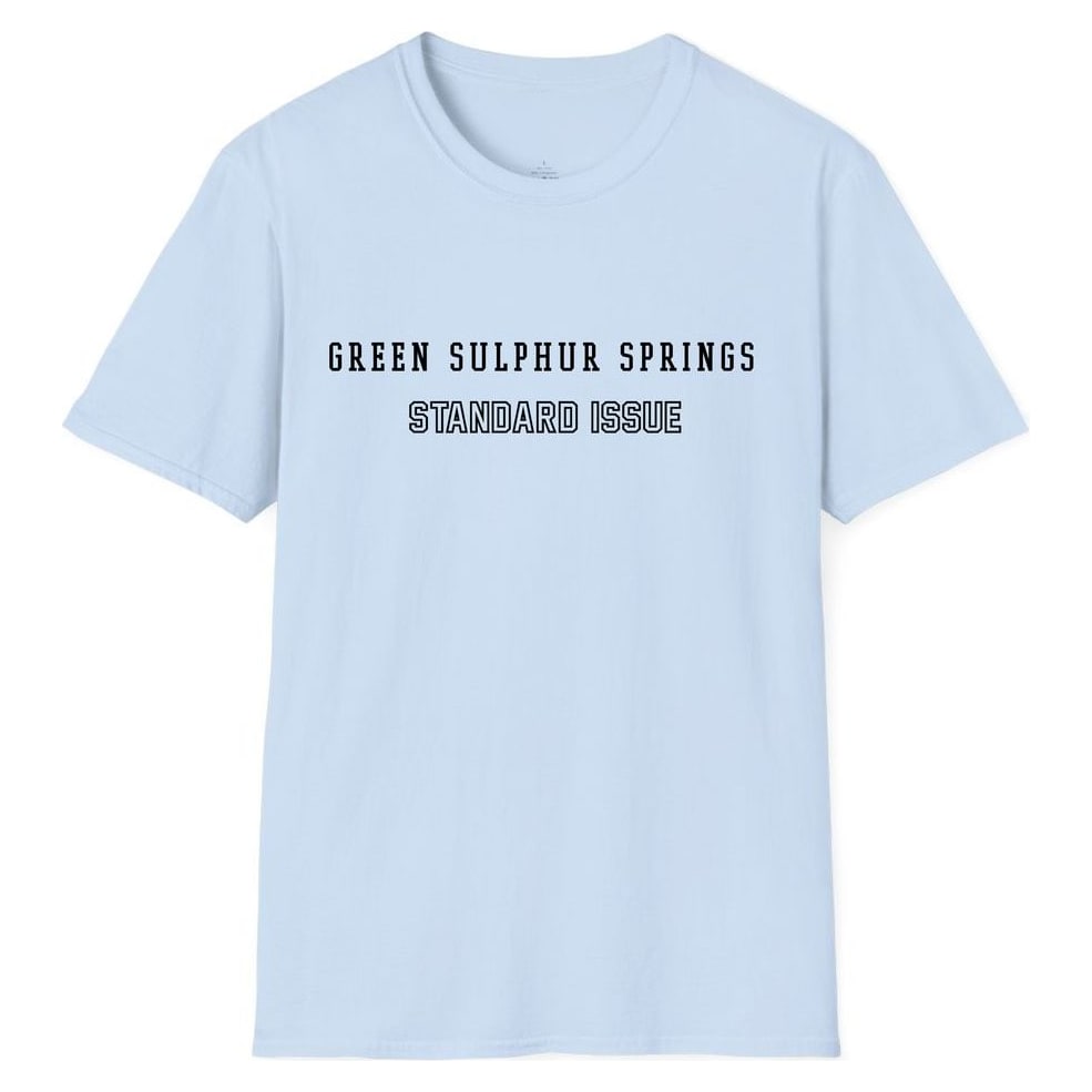 GREEN SULPHUR SPRINGS STANDARD ISSUE — Light Blue