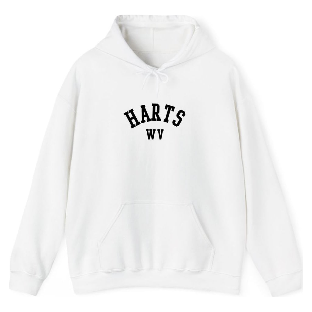 HARTS WEST VIRGINIA ARCHED — White