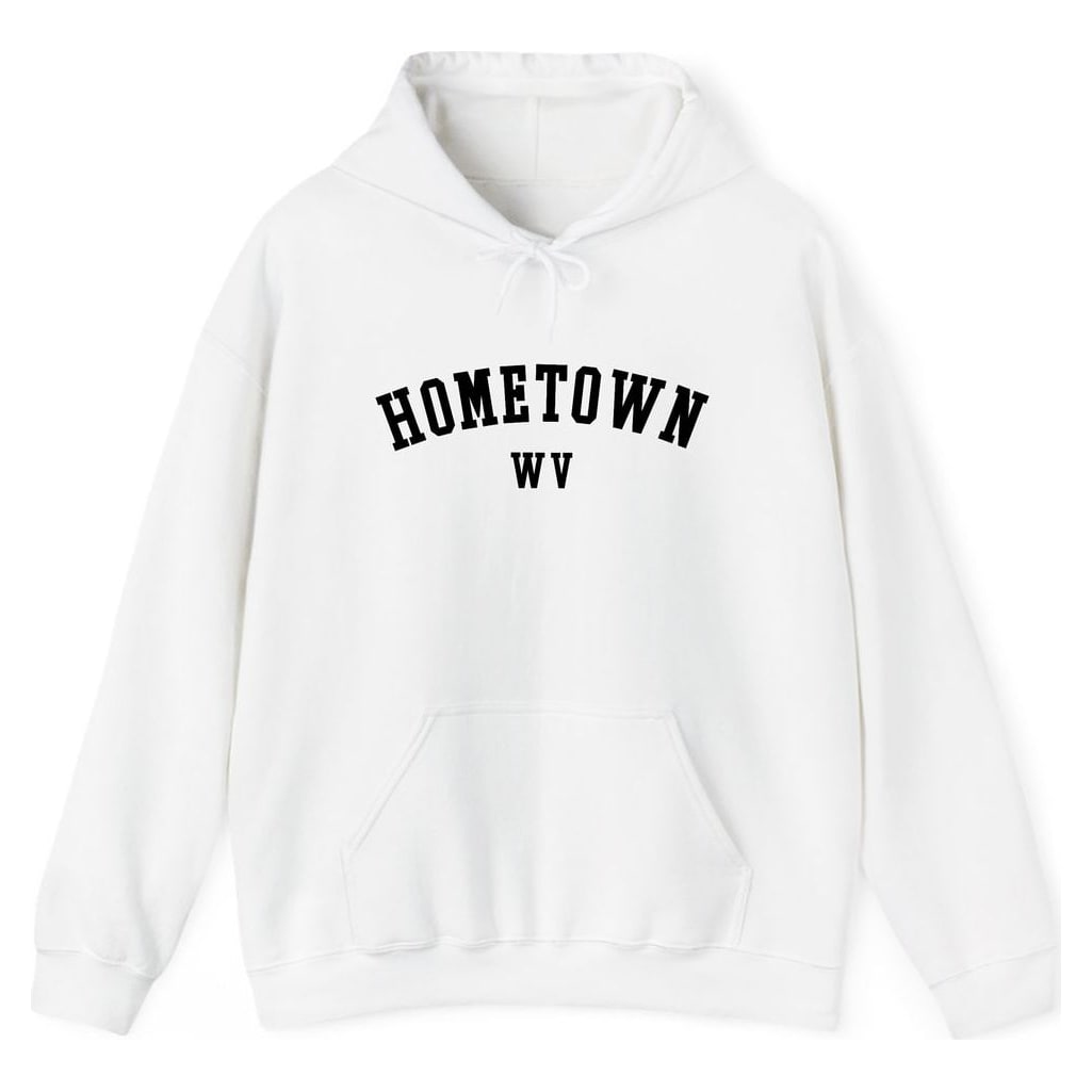 HOMETOWN WEST VIRGINIA ARCHED — White