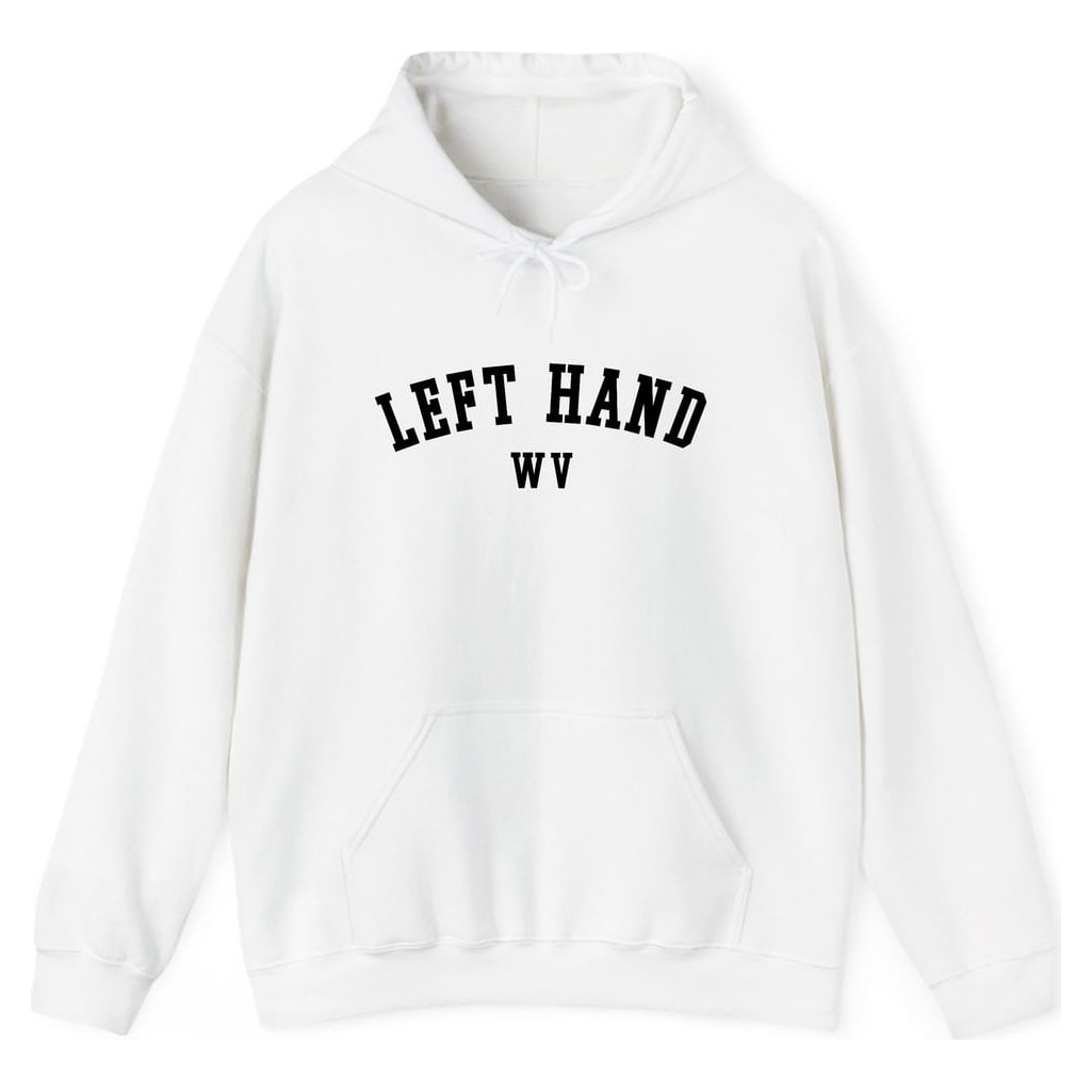 LEFT HAND WEST VIRGINIA ARCHED — White