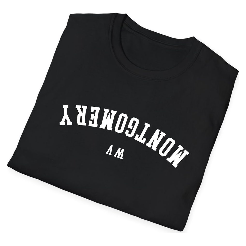 Montgomery WEST VIRGINIA ARCHED - UPSIDE DOWN — Black — view 4