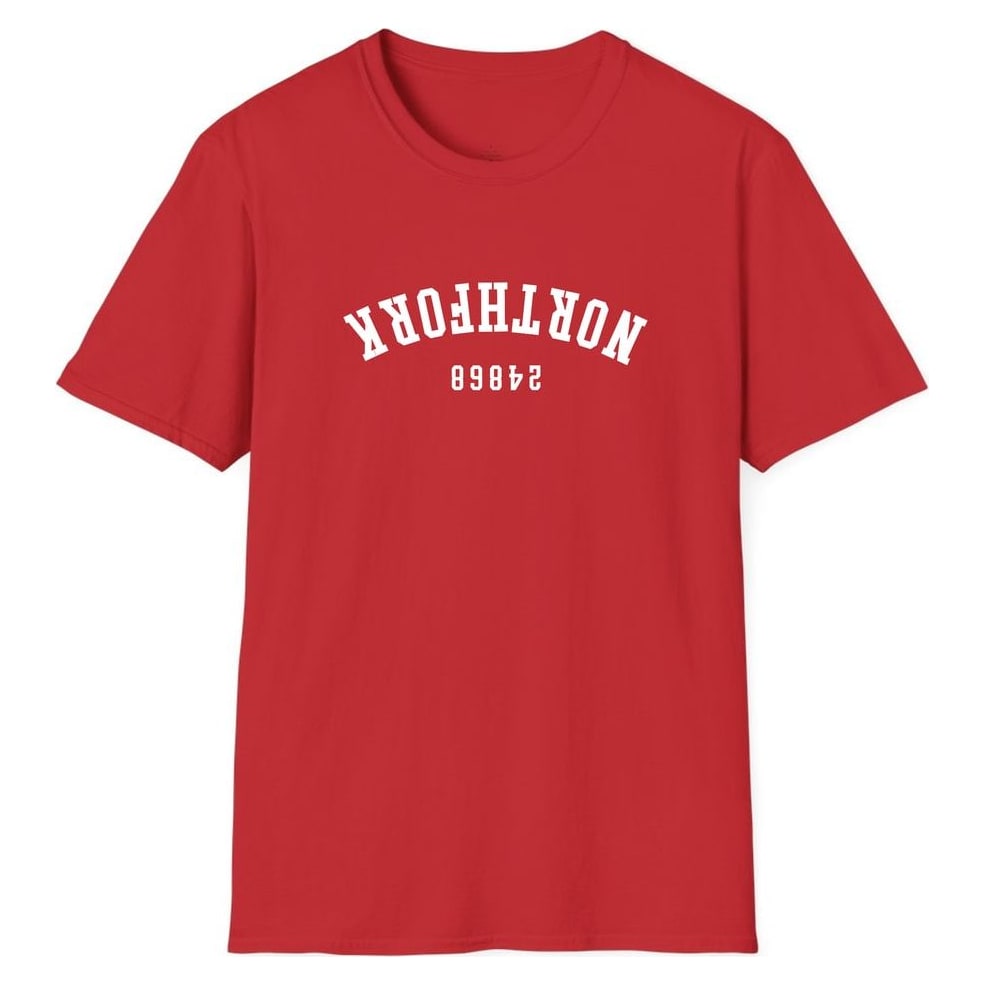 NORTHFORK 24868 ARCHED - UPSIDE DOWN — Red