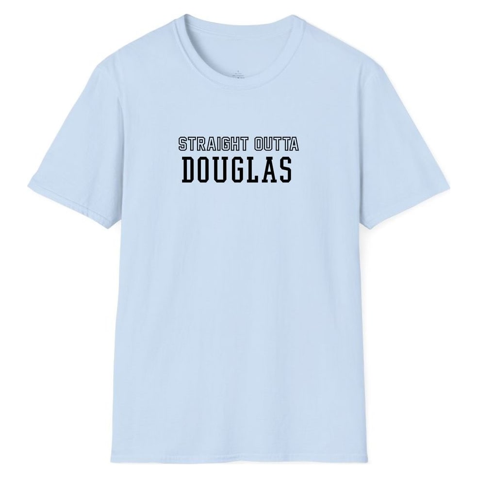 STRAIGHT OUTTA DOUGLAS — Light Blue