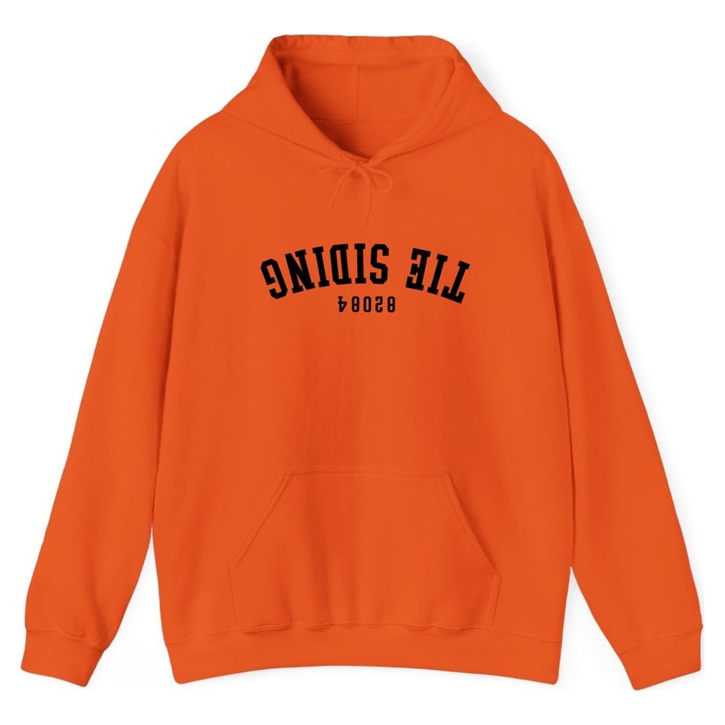 TIE SIDING 82084 ARCHED - UPSIDE DOWN — Orange