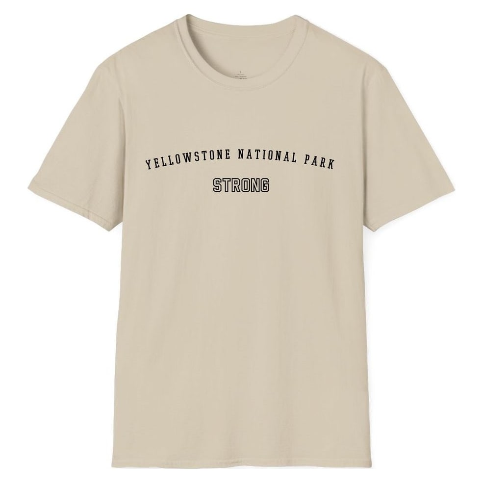 YELLOWSTONE NATIONAL PARK STRONG — Sand